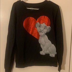 Disney Simba Lion King Crewneck Sweater